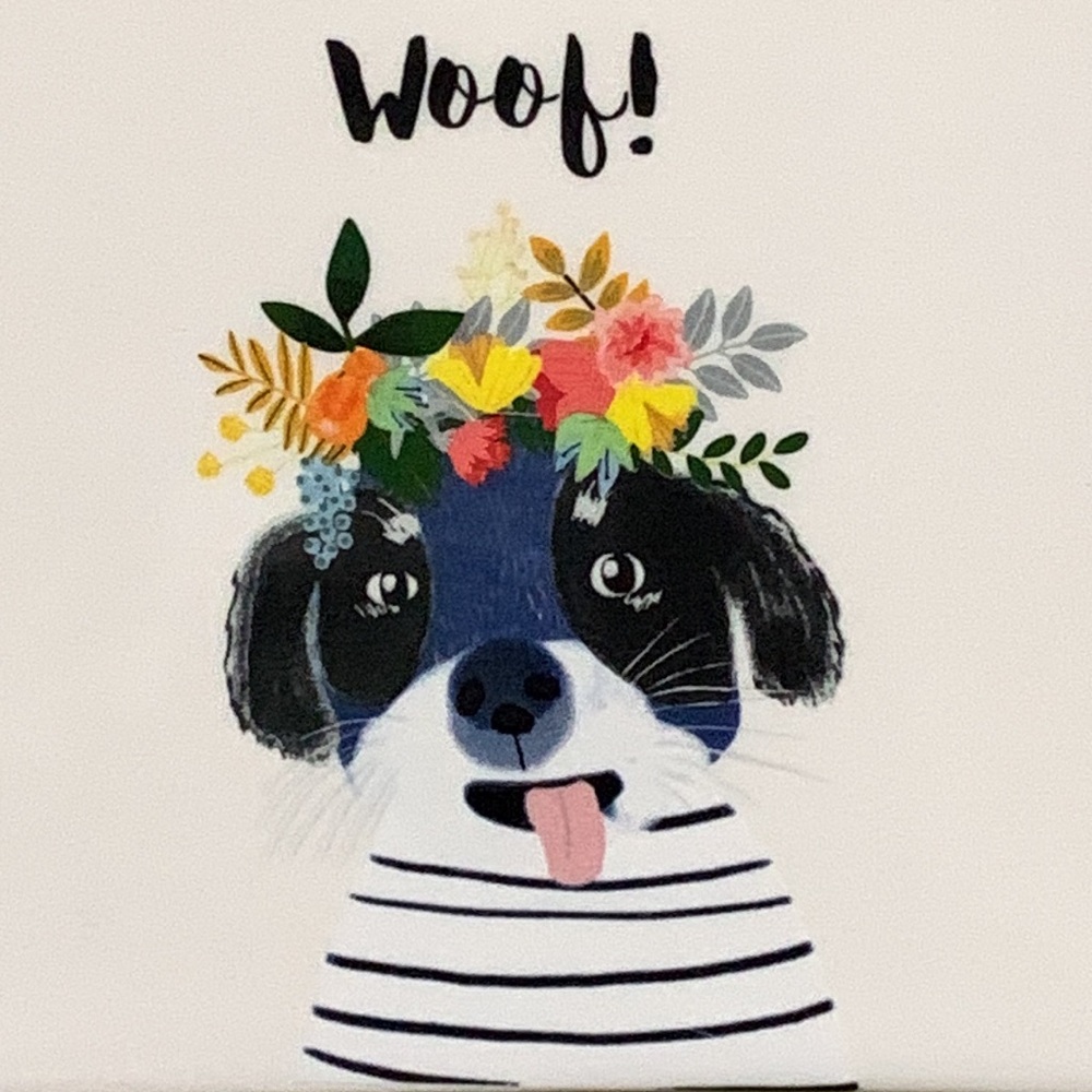 Ceramic “WOOF” Tile - Picture 3 of 4